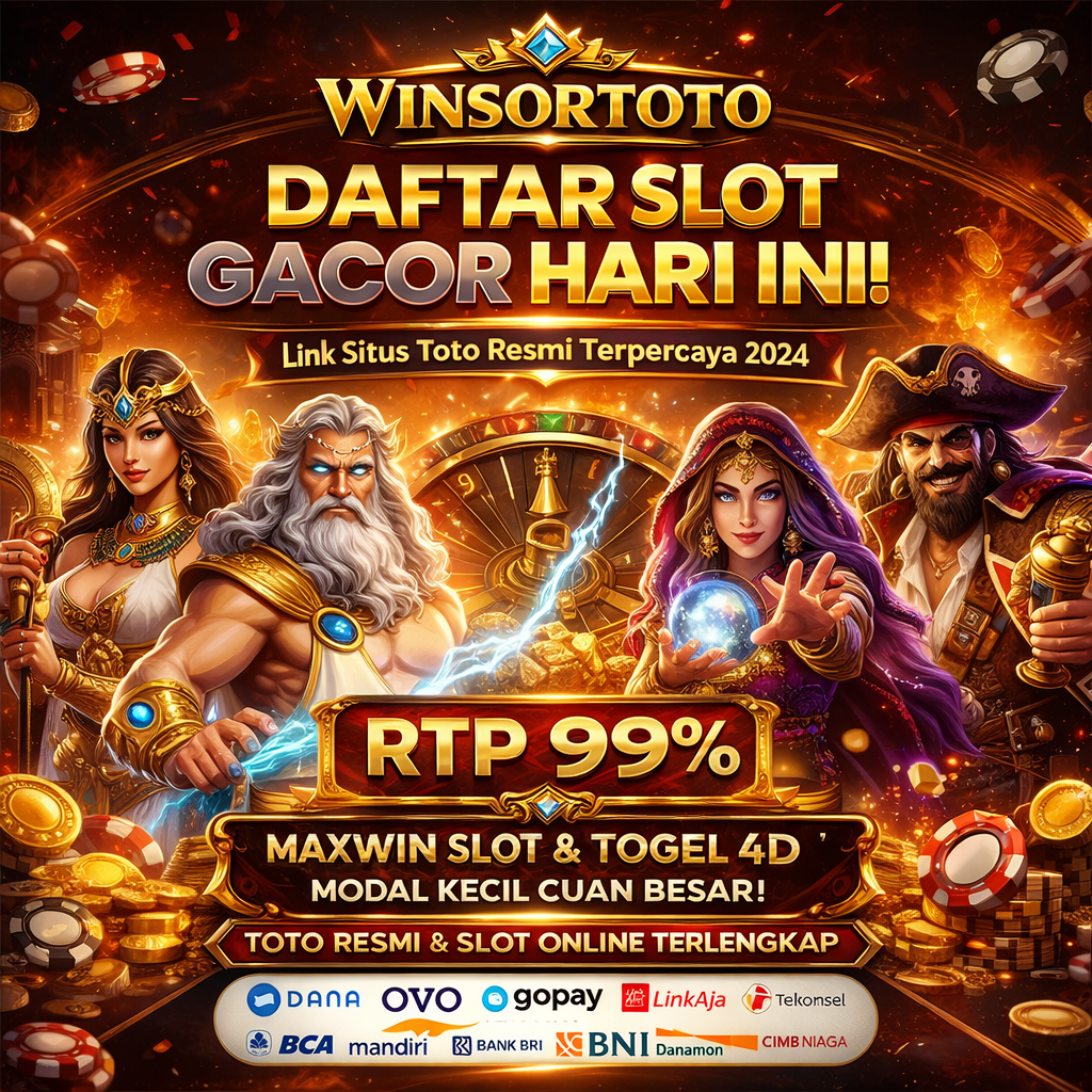 WINSORTOTO: Link Situs Toto Slot Gacor Terpercaya Malam Ini 2026 & Bandar Toto Togel 4D Gampang Jackpot image 1